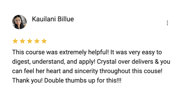 Kauilani Billue review